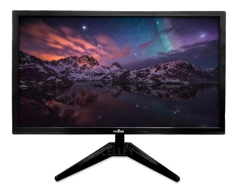 Monitor Gamer Mnbox 19" LED Full HD, 1080p, HDMI/VGA, 20W, Dual-Volt (110/220V).