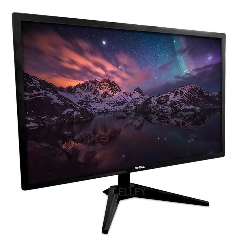 Monitor Gamer Mnbox 19" LED Full HD, 1080p, HDMI/VGA, 20W, Dual-Volt (110/220V).