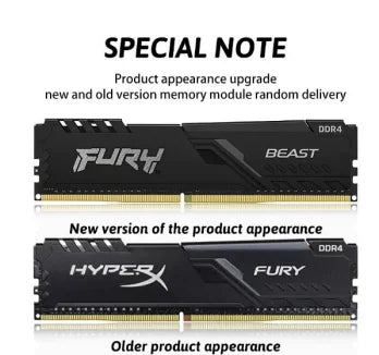 HyperX Fury Memoria DDR4 8GB 16GB 32GB RAM 3600MHz 3200MHz 2666MHz 2400MHz 2133MHz Desktop RAM 1.2V DIMM PC-21300 25600