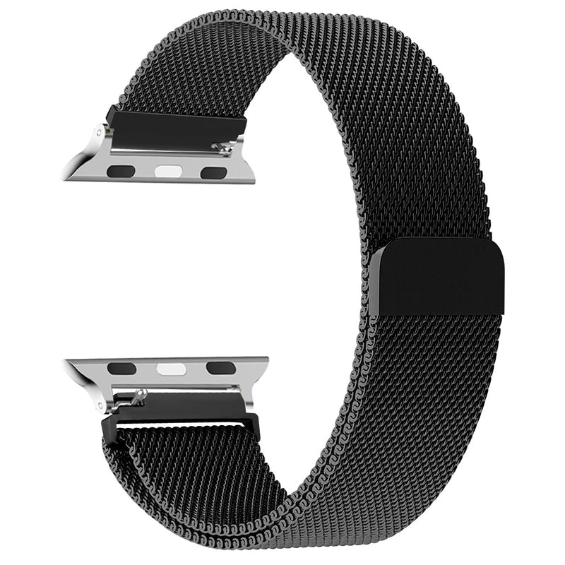 Pulseira Milanese para Apple Watch - Tamanhos: 38mm, 40mm, 41mm, 42mm, 44mm, 45mm, 49mm. Compatível com iWatch Series 3, 5, 6, SE, 7, 8, 9, 10 e Ultra 2.