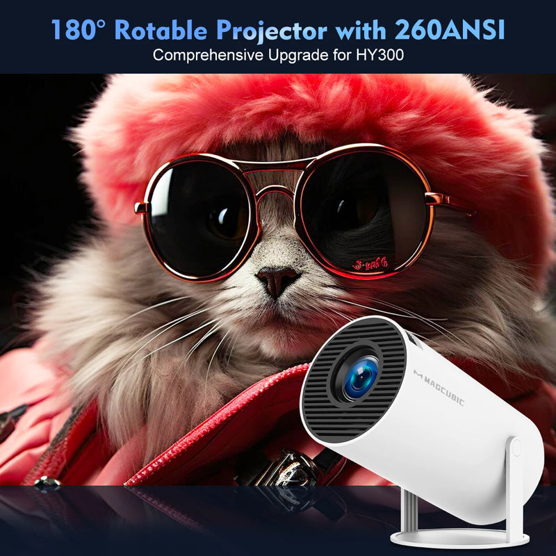 Projetor Magcubic HY300 PRO 4K - Projetor de Cinema 1080P/1280x720P