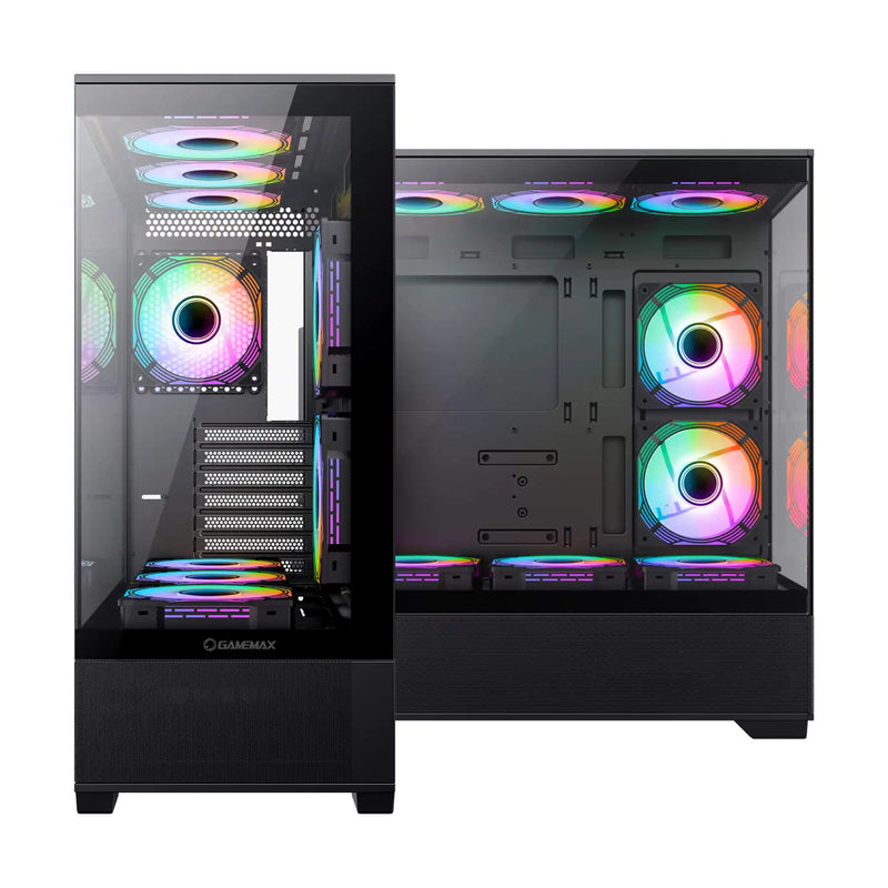 Gabinete Gamemax ATX Torre Média Vidro preto