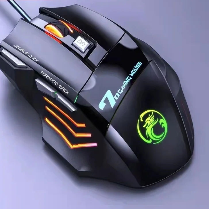 Mouse Gamer Laser X7 3200dpi Original KAPBOM  Led