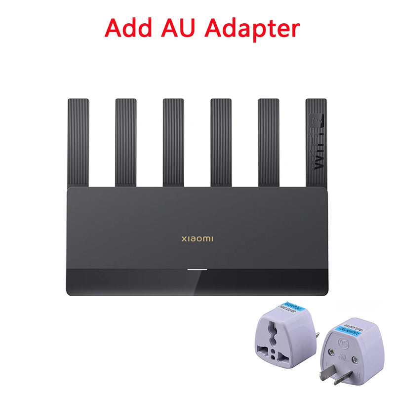 Roteador Xiaomi BE6500 Quad Nucleus Wifi7 6500Mbps – Porta Ethernet 2.5G – Frequência Dupla 2.4/5GHz – 6 Amplificadores de Sinal Independentes – Mesh