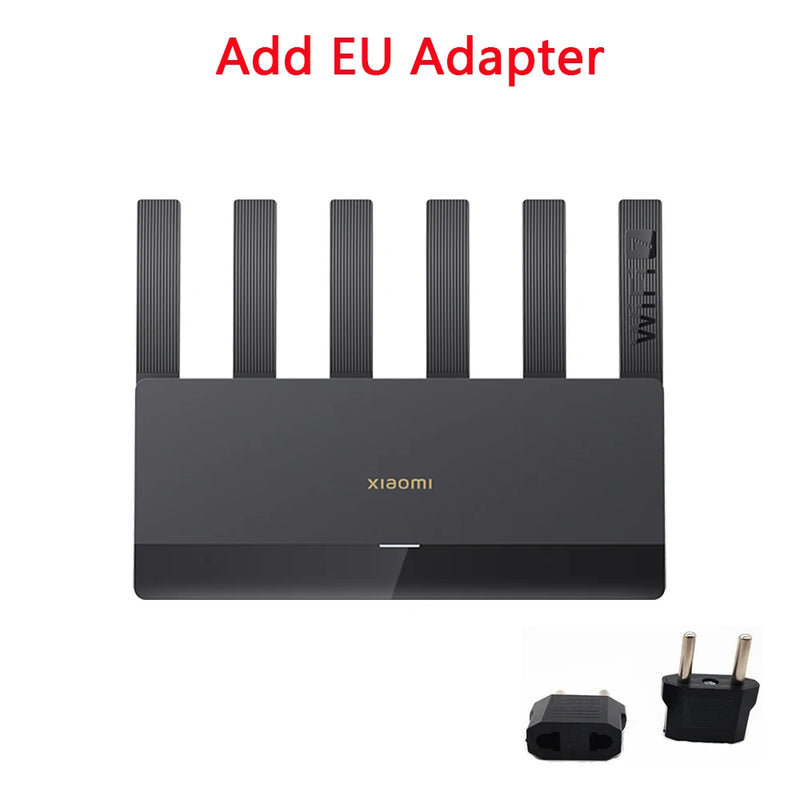 Roteador Xiaomi BE6500 Quad Nucleus Wifi7 6500Mbps – Porta Ethernet 2.5G – Frequência Dupla 2.4/5GHz – 6 Amplificadores de Sinal Independentes – Mesh