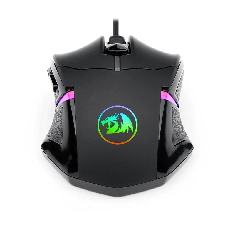 Redragon Centrophorus Mouse Gamer 7200DPI 6 Buttons RGB M601-RGB Black