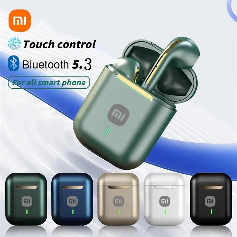 Fone de Ouvido XIAOMI J18 Bluetooth 5.3 TWS, In-Ear, HiFi Stereo, Esportivo, True Wireless, à Prova d'Água, Headset para Jogos com Mi